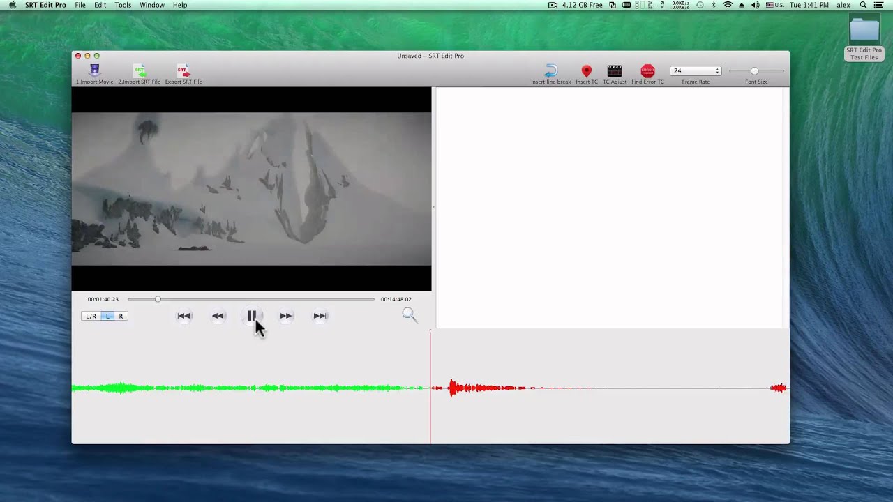 subtitle editor software for mac